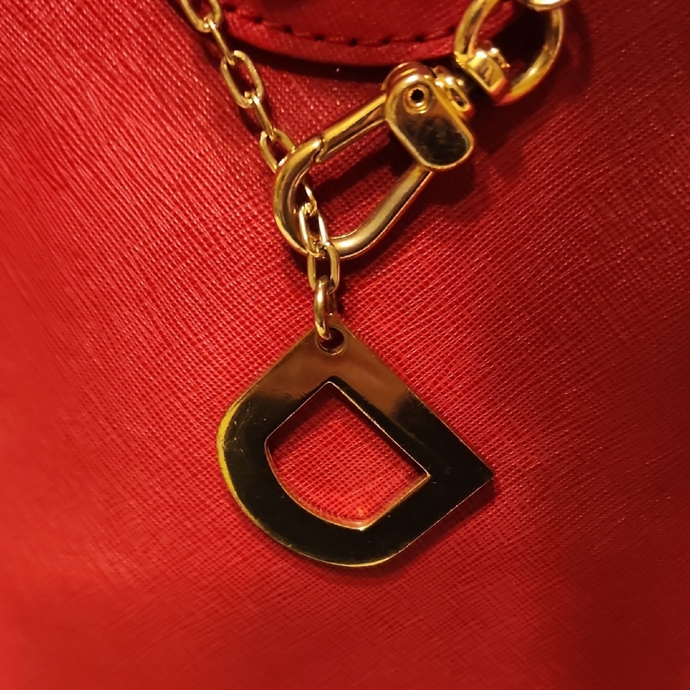 DKNY Cherry Red Women's Tote - Picture 10 of 16